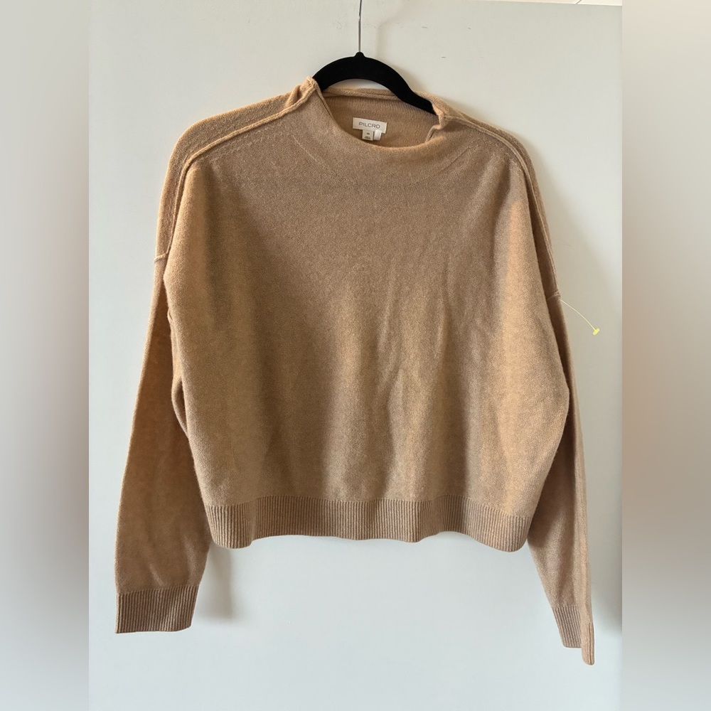 Anthropologie Cashmere Camel Sweater - Picture 3 of 6